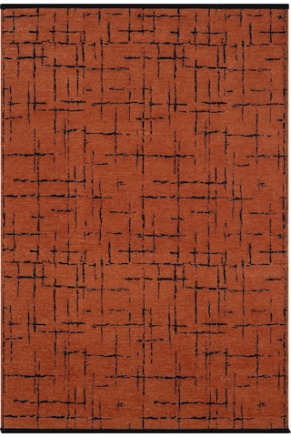 Çam Halı Bodrum Bdr 118 Kiremit Özel Latex Kaymaz Tabanlı Kilim
