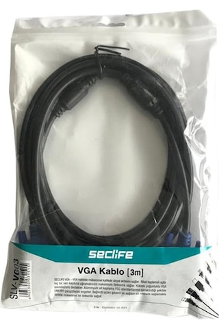 Seclife SLV-VG03 VGA Kablo 3 M