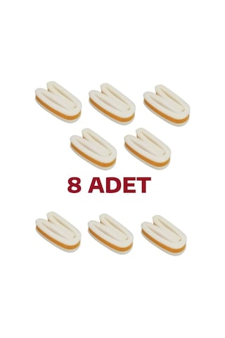 8 Adet Yapışkanlı Kapı Altı Eşik Bandı Isı Yalıtım Süngeri 90 Cm 0.05 M