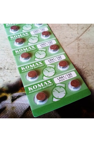 Button Alkalıne Battery Ag Seria Ag 3 Pil Lr 41 Pil Sr 392 Pil Sr 41 Pil 192 Pil Saat Pili Yedek Pil