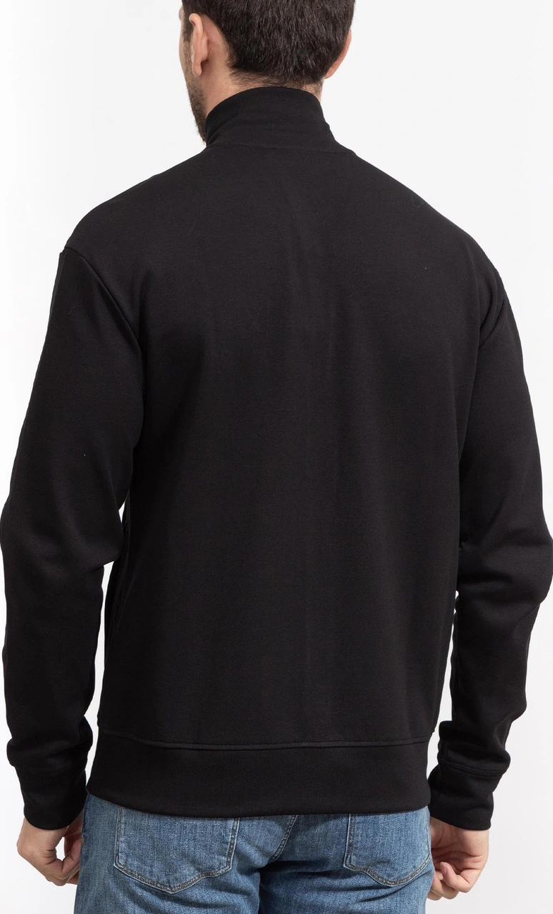 Armani Fermuarlı Erkek Sweat Siyah