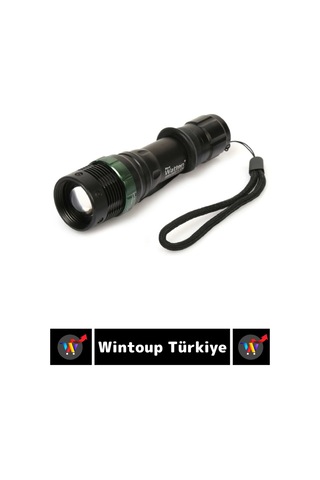 Özel Kamp Avcı Balıkçı Deprem Enerji Tasarrufu 3 Modlu Sert Plastik Zoom Odaklama Güvenlik El Feneri Çok Renkli