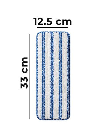 8'li Mikrofiber Mop Yedek Bezi Vipset Pro Junior Uyumlu Yedek Temizlik Bezi Vp-611