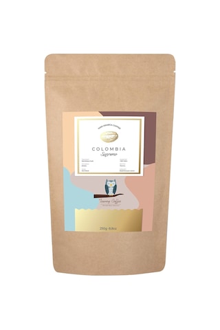 Tawny Coffee Colombia Supremo Filtre Kahve French Press İçin Öğütülmüş 250 G