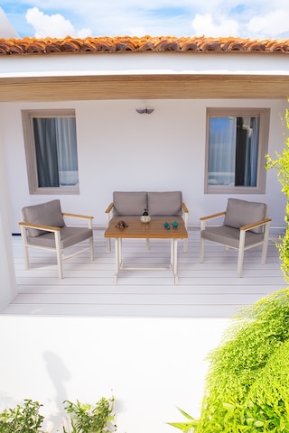 Neokas Balkon Mobilyası, Bahçe Takımı, 1+1+2+masa, Kafe Koltuğu, Bekleme Alanı Koltuğu