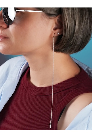 Lucente 925 Ayar Gümüş Uzun Mono Küp 437791132 Gümüş