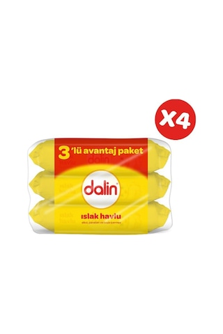 Dalin Islak Temizleme Mendili 56Lı (3 Lü Paket) X 4 Adet