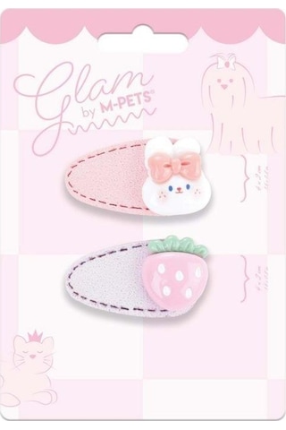 M-pets Glam Figürlü Kedi Ve Köpekler İçin Aksesuar Toka Pembe Mor