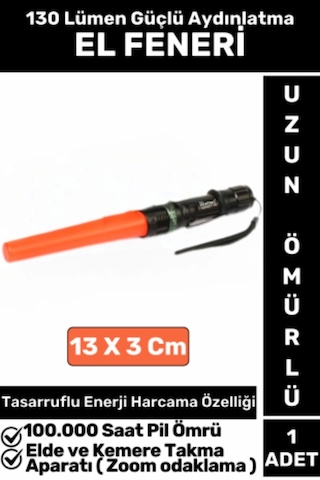 Özel Kamp Avcı Balıkçı Deprem Enerji Tasarrufu 3 Modlu Sert Plastik Zoom Odaklama Güvenlik El Feneri Çok Renkli