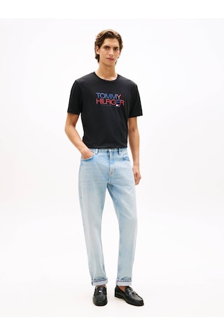 Tommy Hilfiger Mw0mw42369bds Brand Love Big Text Erkek Tişört Siyah