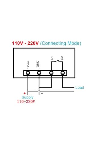 Rfkumanda-W3230 220V Ac Dijital Sıcaklık Kontrol Cihazı Led Ekran Termostat