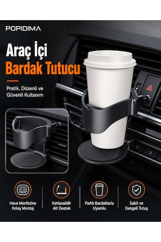 Oto Araç Içi Bardak Tutucu Çok Fonksiyonlu Içecek Tutacağı/bardaklık Car Cup Holder Adet