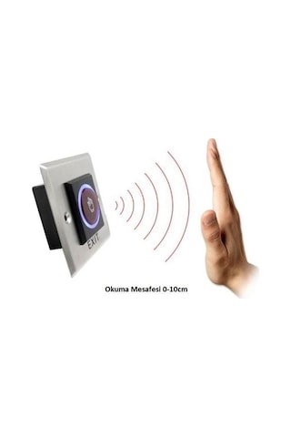 No Touch - Sensörlü - Temassız Giriş-çıkış Butonu