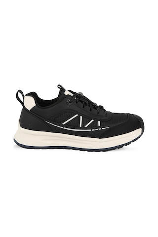 Guja 559 Erkek Kilitli Stoper Bağcıklı Koruyucu Burunlu Kalın Dişli Taban Spor Outdoor Sneaker Ayakkabı 26k Siyah