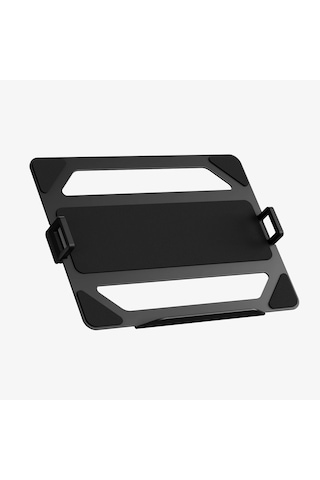 17-32 Inç Tek Kollu Monitör Kolu 9 Kg Siyah + Laptop Tutucu Set Siyah 10-17.3"