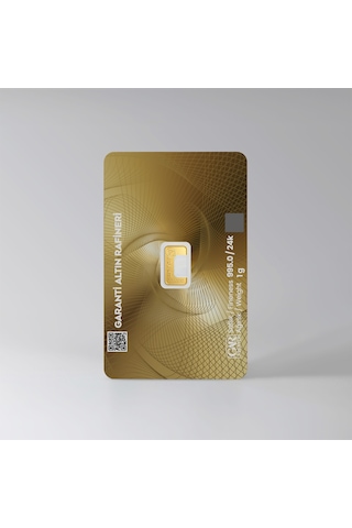 Garanti Gold 1 Gr Külçe Altın