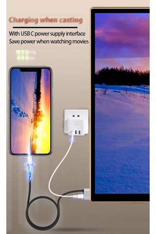 Lexroo Cr36 Switch 2 İçin Görüntü Aktarıcı Adaptör Çevirici Type-c 3.1'den Hdmı Hdtv 4k 60hz Pd