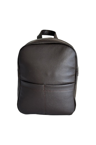 Mini Kadın Sırt Çantası-kahverengi Suni Deri-vip Home Bags Kahverengi