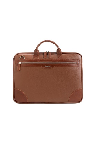 Hakiki Deri Unisex Evrak Çantası-136000 Siyah