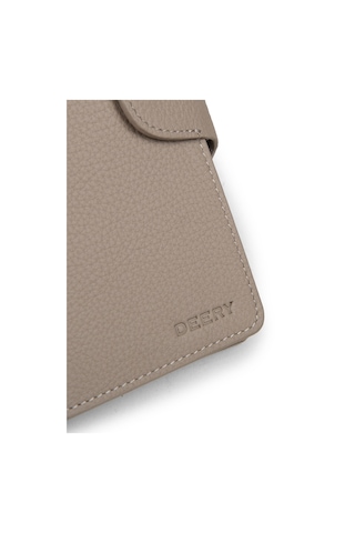 Deery Kadın Hakiki Deri Vizon Dikey Cüzdan - 00805zvznz01