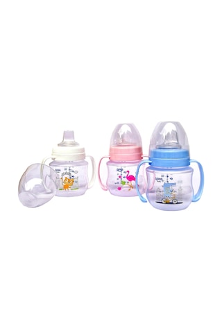 Wee Baby 8690797107536 Akıtmaz Kulplu Bardak, 125 Ml, Mavi Genel