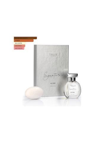 Thalia Signature Score Erkek Parfüm EDP 50 ML + Sabun