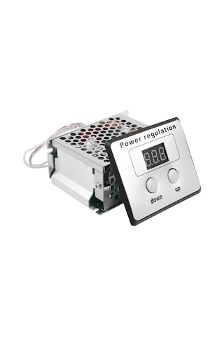 4000 W 220 V Ac Scr Voltaj Regülatörü Dimmer Elektrik Motoru Hız Sıcaklık Kontrol Cihazı Su Isıtıcı Küçük Motorlar İçin