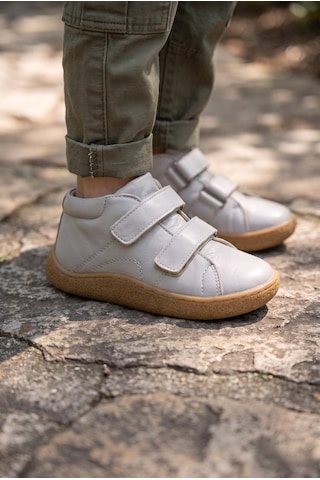 Tuğba Ortopedi 602 Çocuk Barefoot Deri Ayakkabı Krem