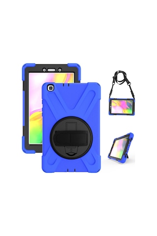 Galaxy T290 Tab A 8 Kılıf Amazing Tablet Kapak - Mavi Diğer