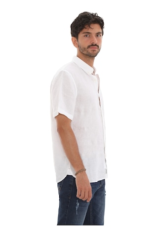 B0a2dcc1001-r Timberland Ss Linen Shirt Erkek Gömlek Beyaz B0a2dcc1001-r Beyaz