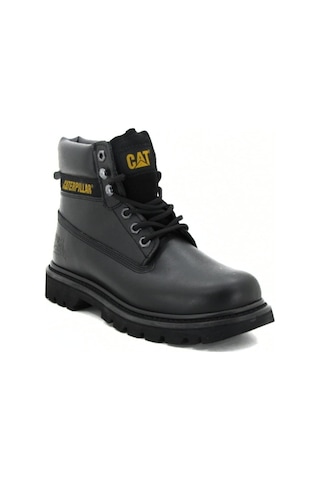 Caterpillar Colorado Black Siyah Deri Kadın Bot Siyah