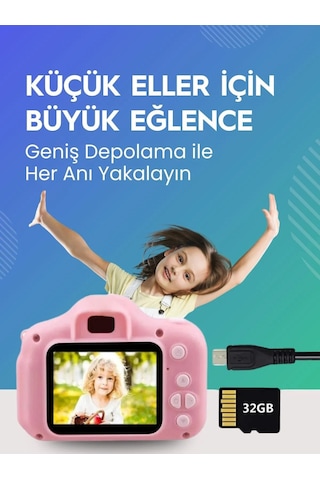 Arell Teknoloji X4563 Çocuk Dijital Fotoğraf Makinesi