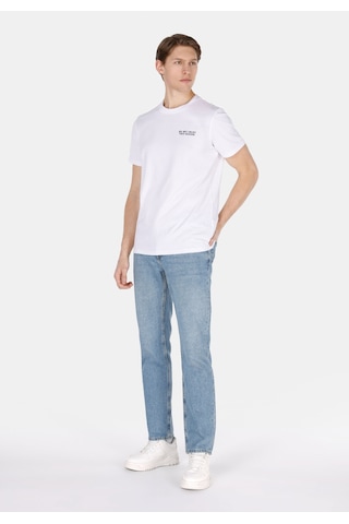 Colin's Colins Regular Fit Yuvarlak Yaka Düz Erkek Beyaz Kısa Kol Tişört Cl1073625 Q1.v1 Wht Beyaz