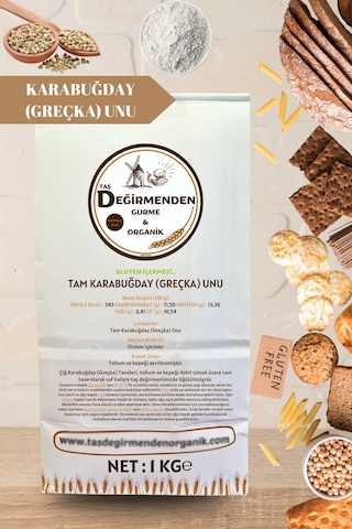 Karabuğday (Greçka) Unu (Gluten İçermez) - 1 Kilo