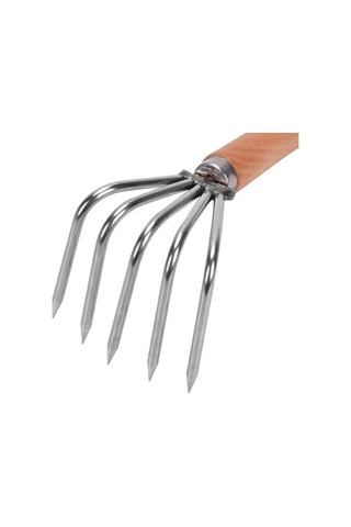 Suntek El Tırmık Ahşap Saplı Kültivatör Kısa-sap-5-diş