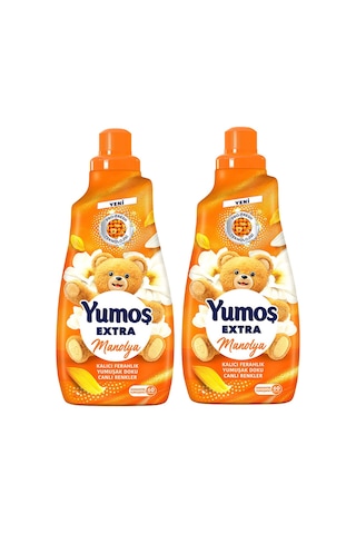 Yumoş Extra Çamaşır Yumuşatıcı 60 Yıkama Manolya 1440 Ml X2 Diğer
