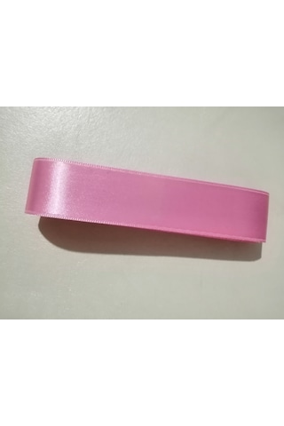 Abarta Saten Kurdele %100polyester 30mm 3cm -4metre-pembe