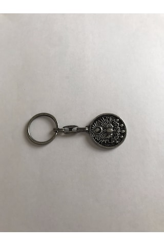 Bd Tekstil Osmanlı Bayrağı Ottoman Gümüş Renkli Anahtarlık