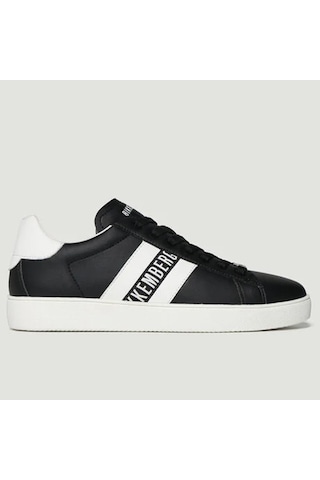 Nero Black Sneaker Günlük Erkek 19134/cp B Bkku Bikkembergs 64039996 Scarpa Uomo Mıcrofıber Ne Siyah