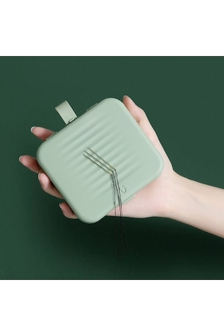 Flybuy Manyetik Dikiş Kutusu Seti - 21 Adet Araç - Ev/küçük - Mavi - 12.3x11x3.3 Cm Evde Kullanım İçin Mükemmel Dikiş Aleti Saklama Çözümü