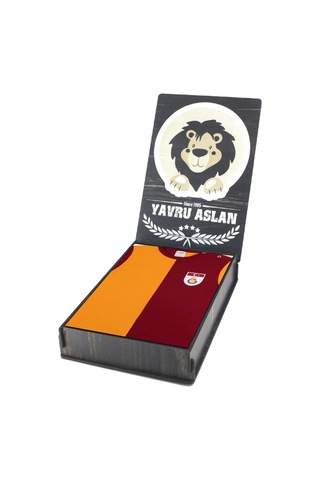 Galatasaray Metin Oktay Bebek T-Shirt Özel Kutulu Kırmızı