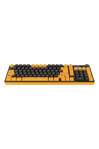 Hawk Gaming Hk258 Membrane Lcd Rgb Kablosuz/bluetooth Cyber Sarı Siyah Full Türkçe Gaming Klavye