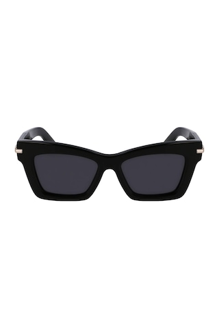 Salvatore Ferragamo Sf 2031s 001 53 Kadın Cat Eye Siyah Kemik Güneş Gözlüğü Siyah