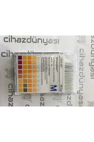 Ph Kağıdı 0-14 Merck 100 Adetli Çok Renkli