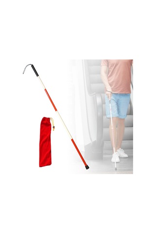 Homyl Alüminyum Alaşım Katlanır Baston Kauçuk-taban