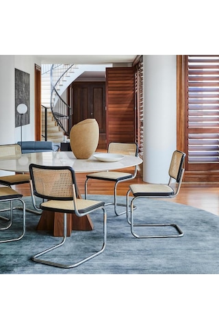 S 32 / S 32 N Konsol Sandalye, Marcel Breuer Tasarımı Bej