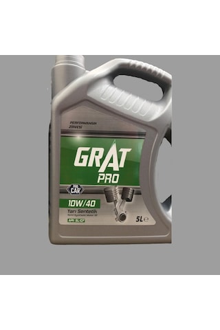 Grat Pro 10W-40 Yarı Sentetik Motor Yağı 5 L