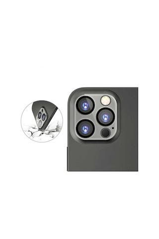 Apple Uyumlu   iPhone 13 Mini Cl-05 Kamera Lens Koruyucu Cam Koruma Renksiz