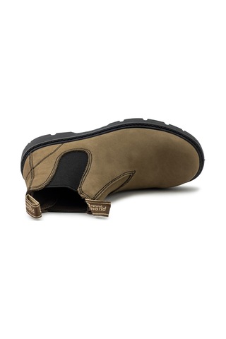 779 Castano Erkek 9080 Natural World Bota Chelsea Nobuck Elastıcos 779 Castano