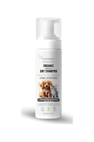 Ayrex Greenwich Köpek Ve Kedi İçin Durulamaya Gerek Olmayan Lavanta Özlü Temizleme Köpüğü, 150 Ml